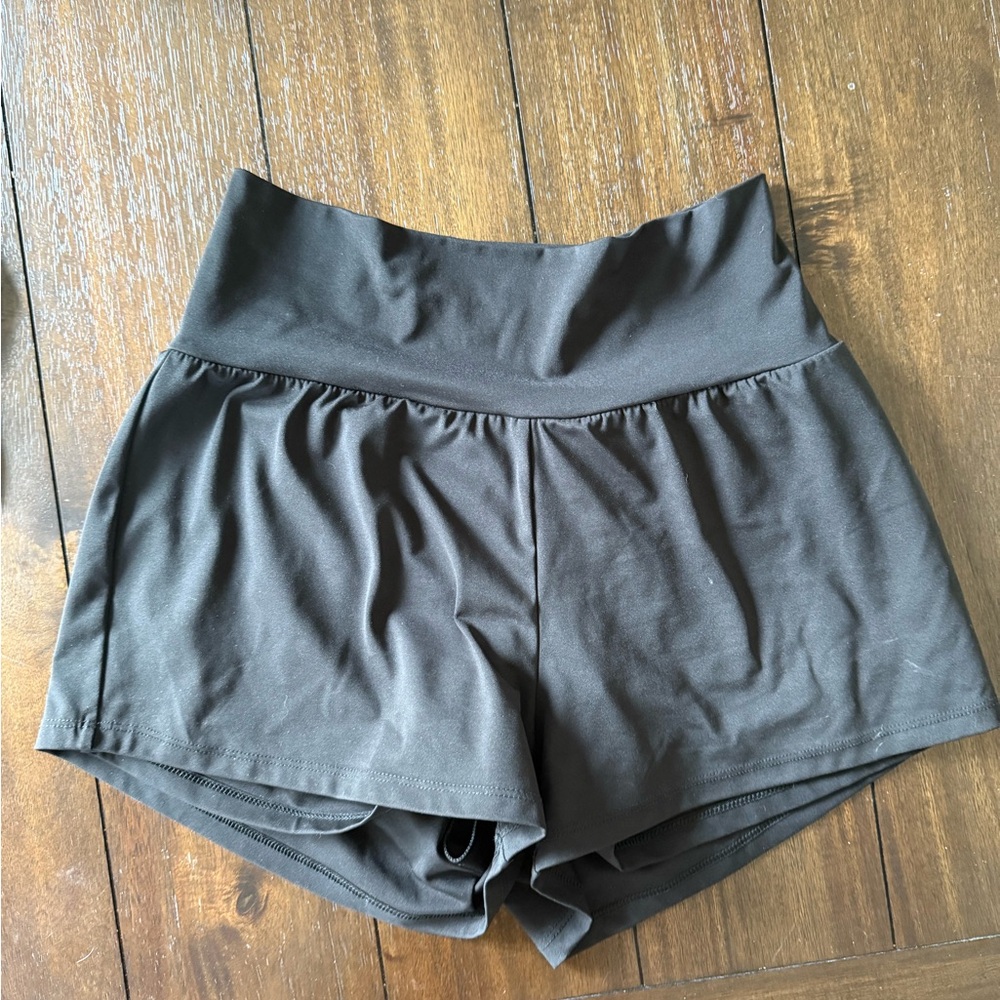 HALARA Black High Waist Athletic Shorts